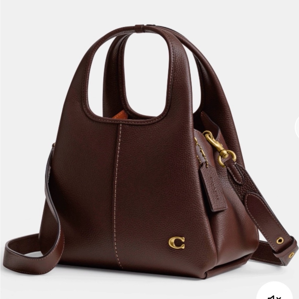 Coach Brown Leather Handbag Lana 23